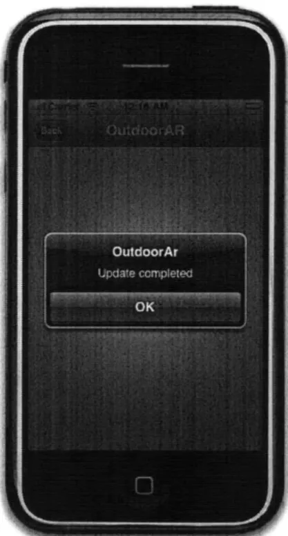 Figure  3-5:  Game  Update  Alert  View