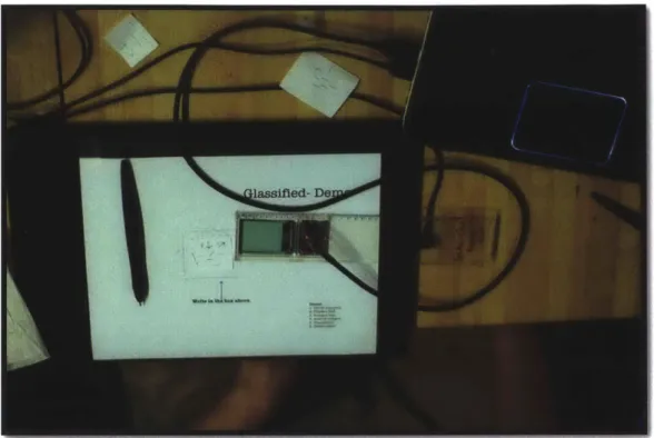 Figure  2.6:  Wacom  digitizer  tracks  the pen  strokes  on  paper