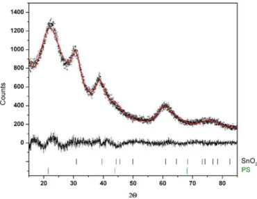 Fig. 3. SEM micrograph of the macroporous SnO 2 /C composite after the calcination of the template under argon at 260 ◦ C for 3 h, and 600 ◦ C for 3 h.