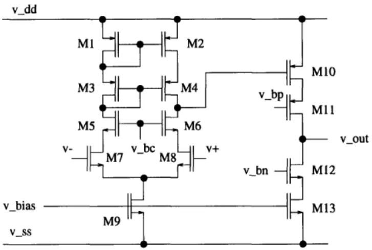 Figure  2-1:  Topology  of the  best  op  amp  in  the  initial  generation  of the  high  speed design  run