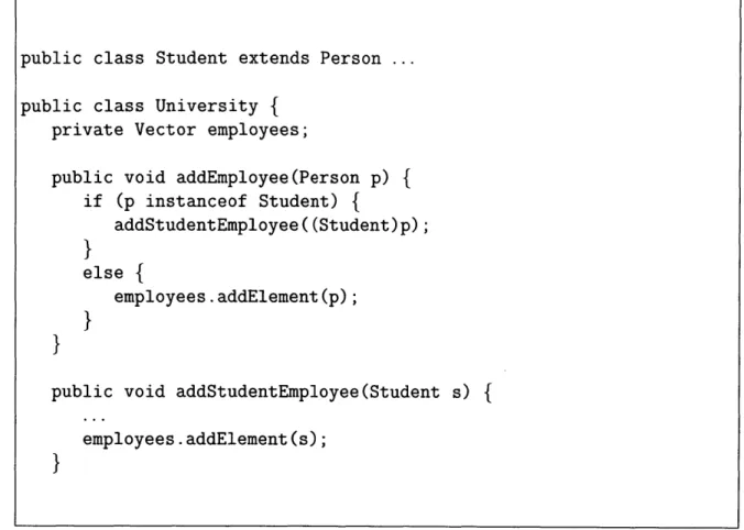 Figure  4-4:  A  program  fragment  where  unsound  merging  would  affect  Superwomble output.