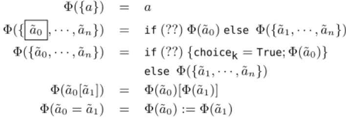 Figure 11. The addMT function for adding two MultiType a and b . Translation of M gP Y set-expressions The set-expressions in M gP Y