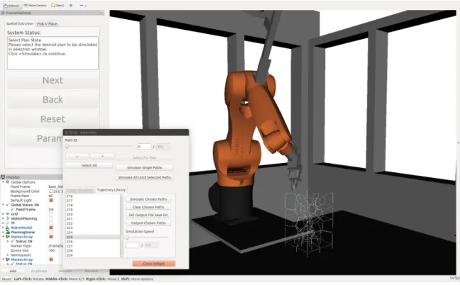 Figure 2-10: Screenshot of Choreo at trajectory simulation stage.