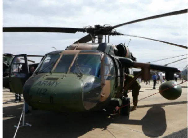 Fig. 1. Australian Army Black Hawk helicopter.