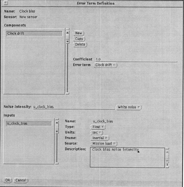 Figure 4-4:  Sensor error term definition  window.