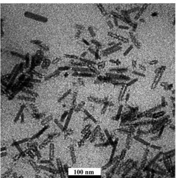 Figure S8. The TEM image of the EuSe NCs prepared with the feed molar ratios of 1Eu : 4Se and 4OLA :  1OA at 280 °C