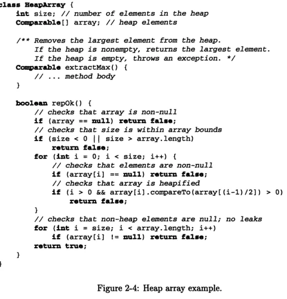 Figure  2-4:  Heap  array  example.