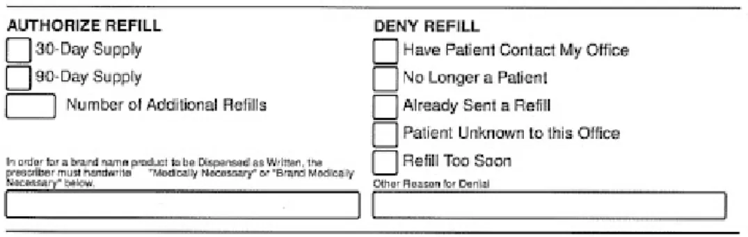 Figure 2-1: Checkbox portion of form