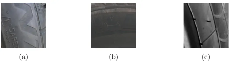 Fig. 2: These images show three representative samples of tires in good condition.