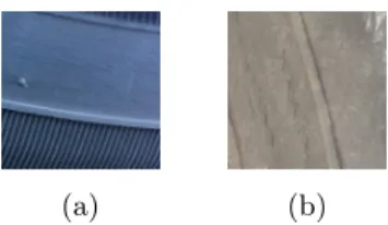 Fig. 3: These pictures show cracked tires that were improperly identified as safe.