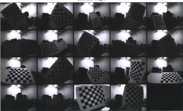 Figure  3-8:  Chekerboard  Images  Used  for  Calibration