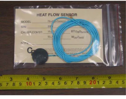 Figure 4.1:  Heat flow sensor. 