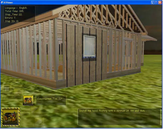 Fig. 2: Screenshot from the window installation guide. 