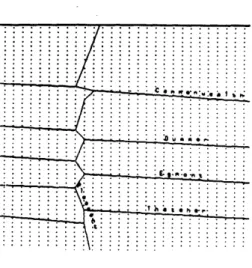Figure  3-3:  Coordinate  rounding  makes  streets  seem  to  wobble