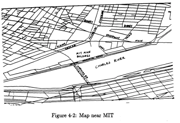Figure  4-2:  Map  near  MIT