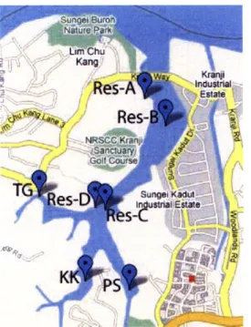 Figure 6.6: Reservoir Sampling Locations