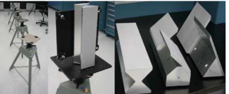 Figure 1. Reference Test Objects and test stages 
