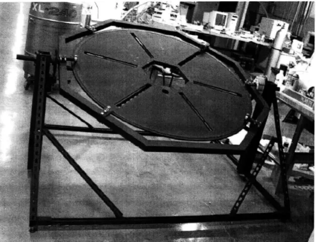 Figure 1.  The MIT  HelioDome  table  with two degrees  of freedom,  azimuth and  altitude.