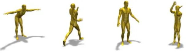 Figure 1: Examples of non-rigid models.