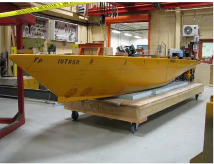 Figure 1. Bow view of the model ARAON (IOT Model 850) 