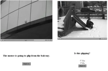 Figure 3-2: Screenshot from the resulting experiment.