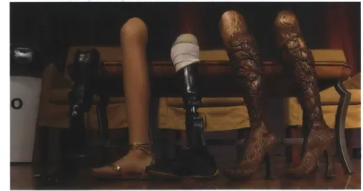 Figure  1:  Aimee  Mullins  Prosthetic  Leg  Collection