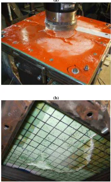 Figure 6: Chilled Panel After Impact 
