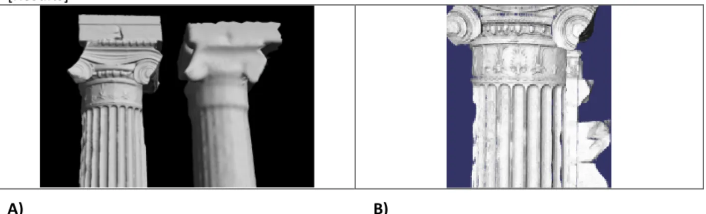 Figure  4.  3D  image  sampling  and  filtering.  A) Lateral  resolution  at  2  mm  versus  a  20  mm  sampling