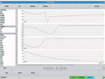 Figure 5 HELIFLIGHT Run-Time Interface in Data  Monitoring Mode 