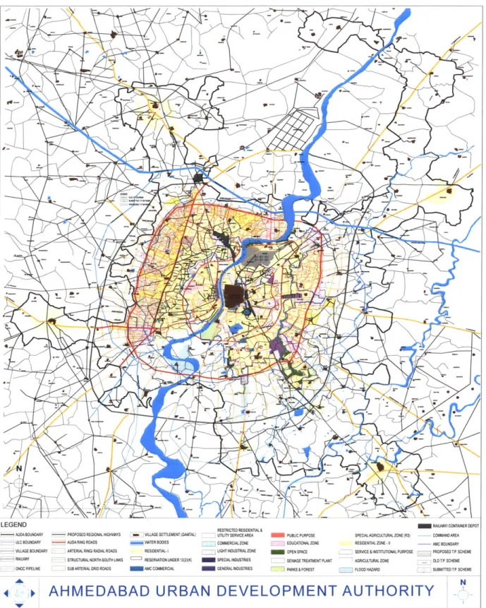 Fig 3:  AUDA's  proposed  land use  plan for  2011