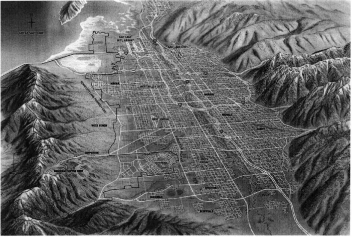 Figure  2:  Kennecott  Land's long-term  development envelope.