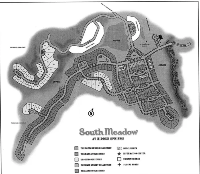 Figure 3:  Site plan for Hidden  Springs'  current phase (Phase  6)  (Source:  Hidden Springs).