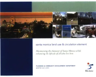 Figure  6.  Cover  of the  Santa  Monica  207o  Land  Use  and  Circulation  Element  (LUCE)