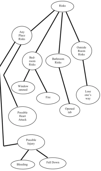 Figure 8:  Ontology of some  common risks in elderly home care 