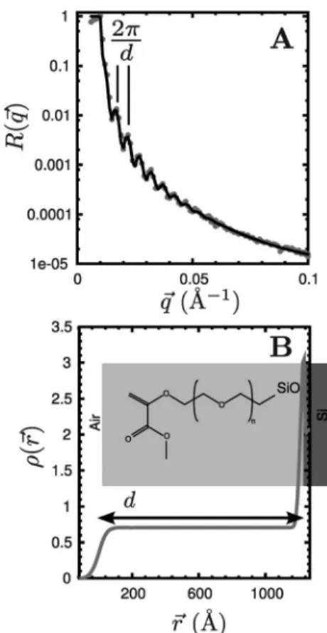 Fig. 4 An example of neutron reflectivity data adapted from ref. 74. A.