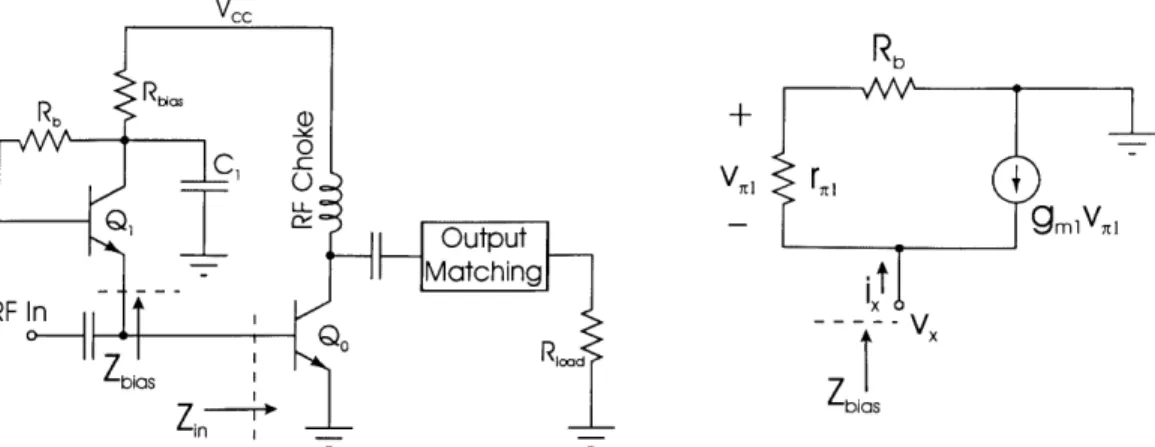 Figure 4-5:  Small  Signal  Equivalent Circuit for Diode-Connect  Biasing