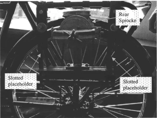 Figure 3.1: Geuza. GCS' Geuza allows for devices to be interchanged.  Two slotted placeholders on the side of the device allow for the user to decide the appropriate tensioning of the device