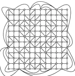 Figure  4-1:  A partially  triangulated  (12 x  12)-grid.