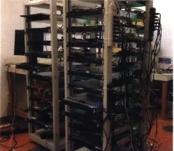 Figure  5-1:  A  20-node  BlueDBM  prototype  cluster