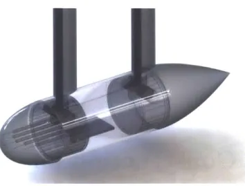 Figure  3-1:  A  computer-generated  rendering  of  the  vehicle  constructed  for  experi- experi-ments