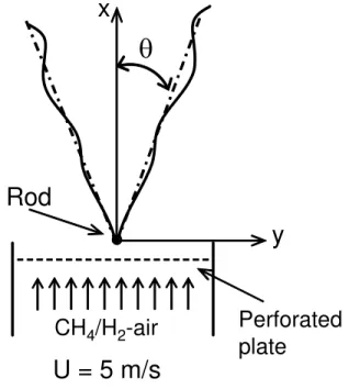 Fig. 1 Flame configuration. 