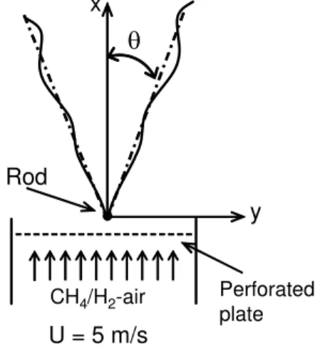 Fig. 1 Flame configuration. 