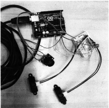 Figure 8.  Sensor module for distance  sensing.