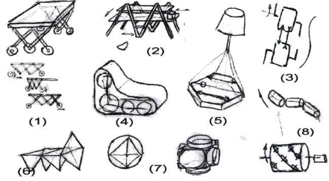 Figure 4.1 Design  candidates  of biologically-inspired  robots