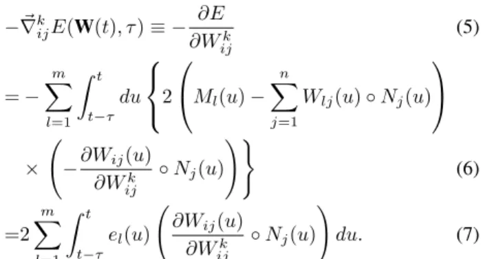 Fig. 1: Block diagram of a computational architecture for linear convolutional decoding and learning.