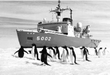 Fig. 18.  The Des Groseilliers, one of the four Canadian Coast Guard R-Class icebreakers.
