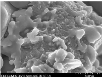 Fig. 6 – Combined effect of average particle temperature and velocity on the porosity levels of the HVOF-sprayed nanostructured titania coatings.