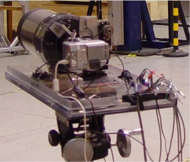 Fig. 18: The detector apparatus, camera and telescope 