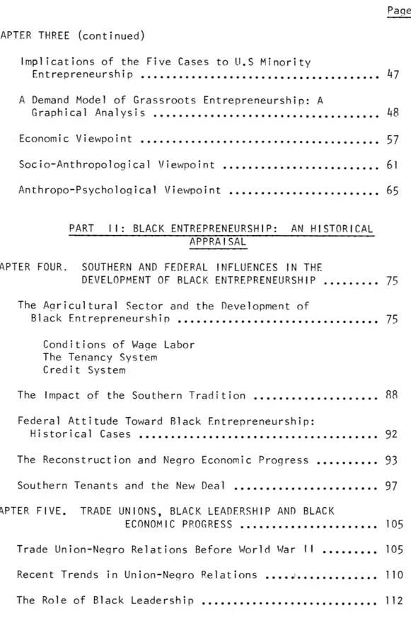 TABLE  OF  CONTENTS (continued)