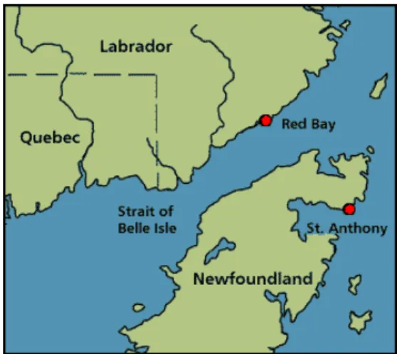 Fig. 3  Strait of Belle Isle 